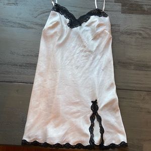 victoria’s secret nightgown dress silk and lace